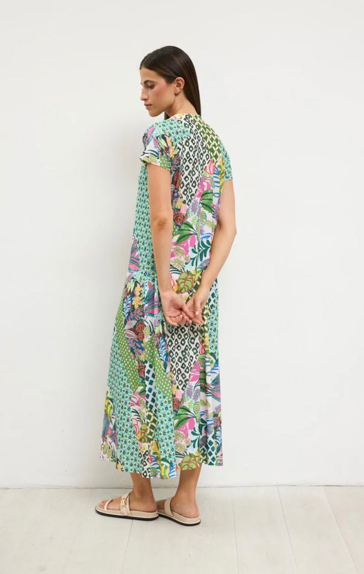 TINTA MAXI DRESS STYLE MADELINE COLOUR MULTI