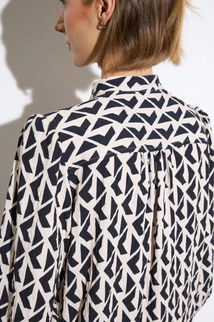 TINTA PRINT DRESS STYLE AROGANA COLOUR MULTI