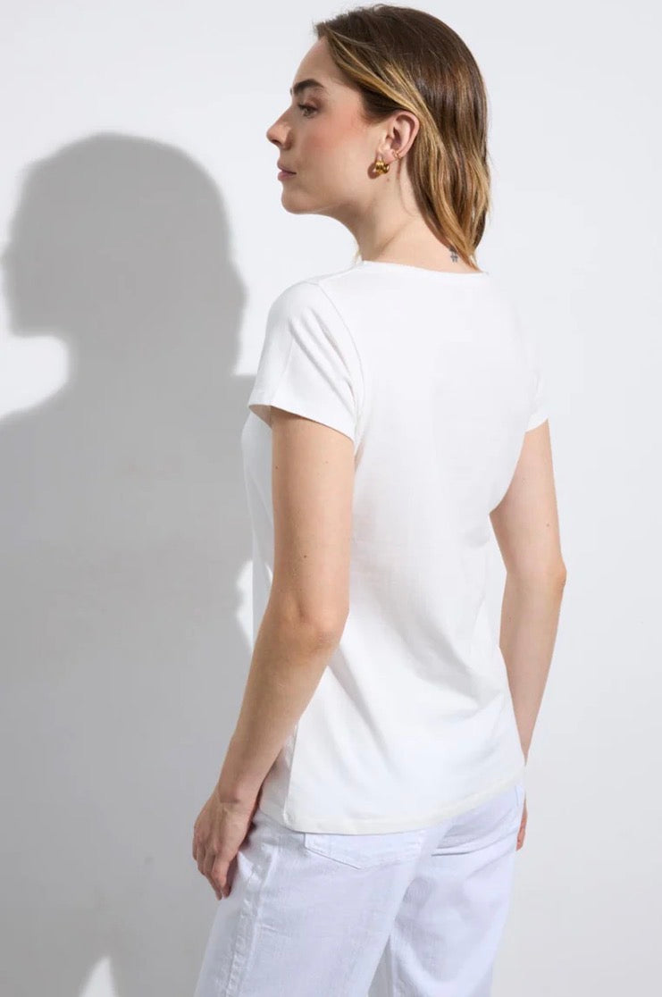 TINTA T SHIRT STYLE IREA COLOUR WHITE/OLIVE