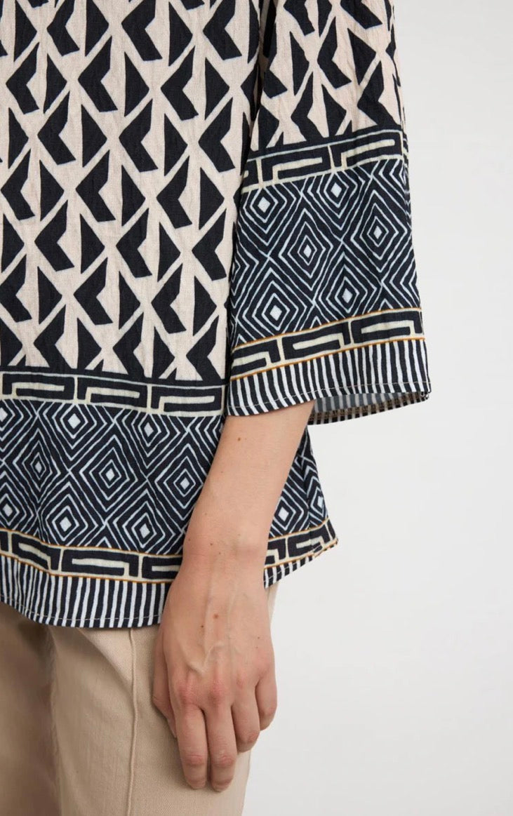 TINTA TUNIC SHIRT STYLE CAMPELLO COLOUR MULTI