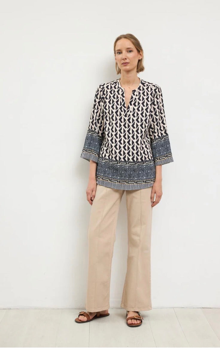 TINTA TUNIC SHIRT STYLE CAMPELLO COLOUR MULTI