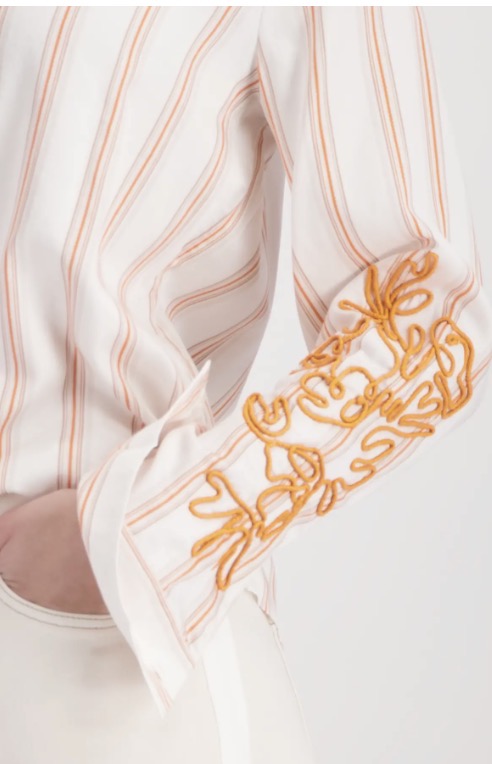 MONARI BLOUSE STYLE 410249 COLOUR OFF-WHITE PATTERN