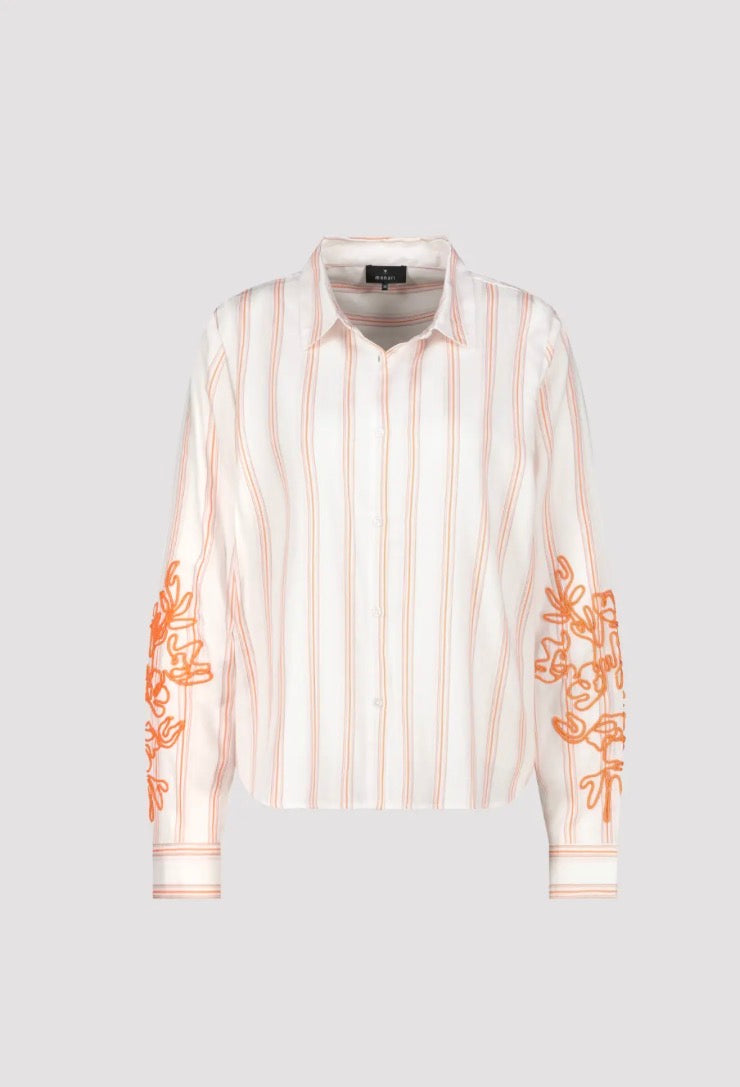 MONARI BLOUSE STYLE 410249 COLOUR OFF-WHITE PATTERN