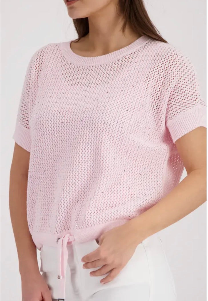 MONARI KNITTED TOP STYLE 410875 COLOUR FRENCH ROSE