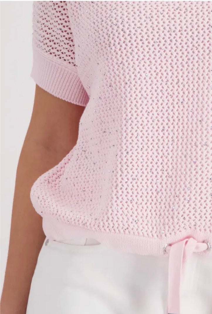 MONARI KNITTED TOP STYLE 410875 COLOUR FRENCH ROSE