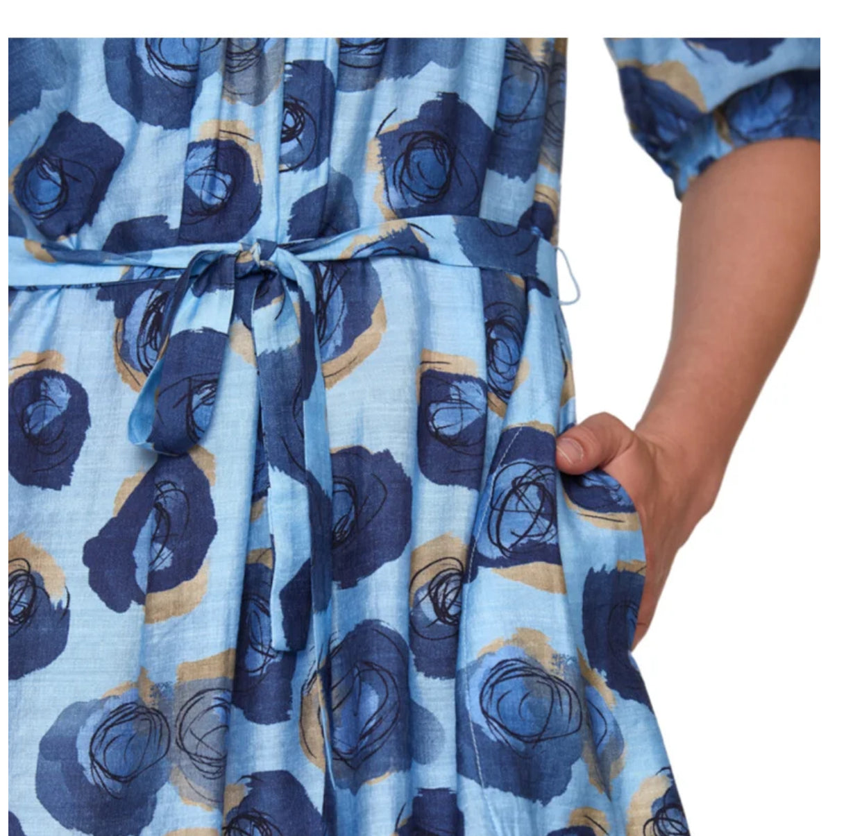 BRANDTEX DRESS STYLE 217417 COLOUR BLUEBELL