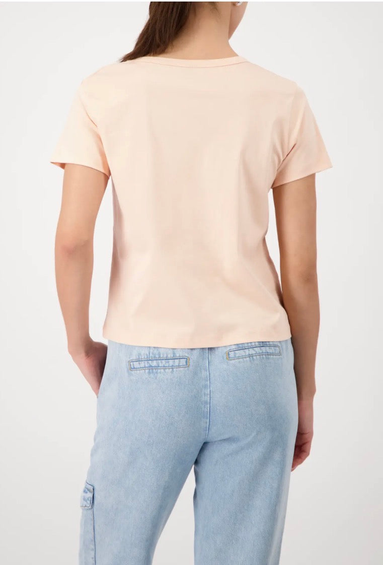 MONARI T SHIRT STYLE 410553 COLOUR SUMMER PEACH