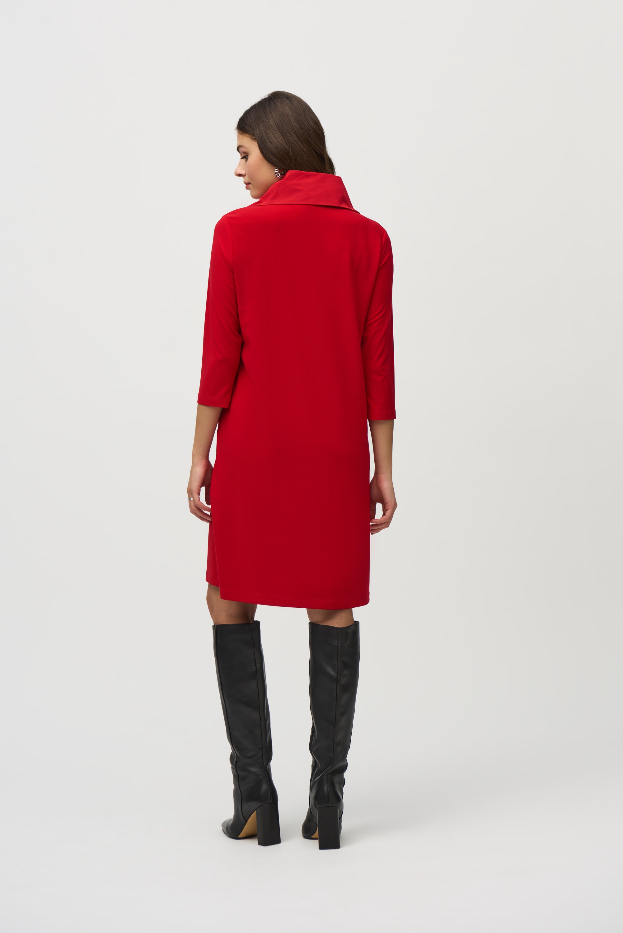 JOSEPH RIBKOFF DRESS STYLE 244045 COLOUR LIPSTICK RED