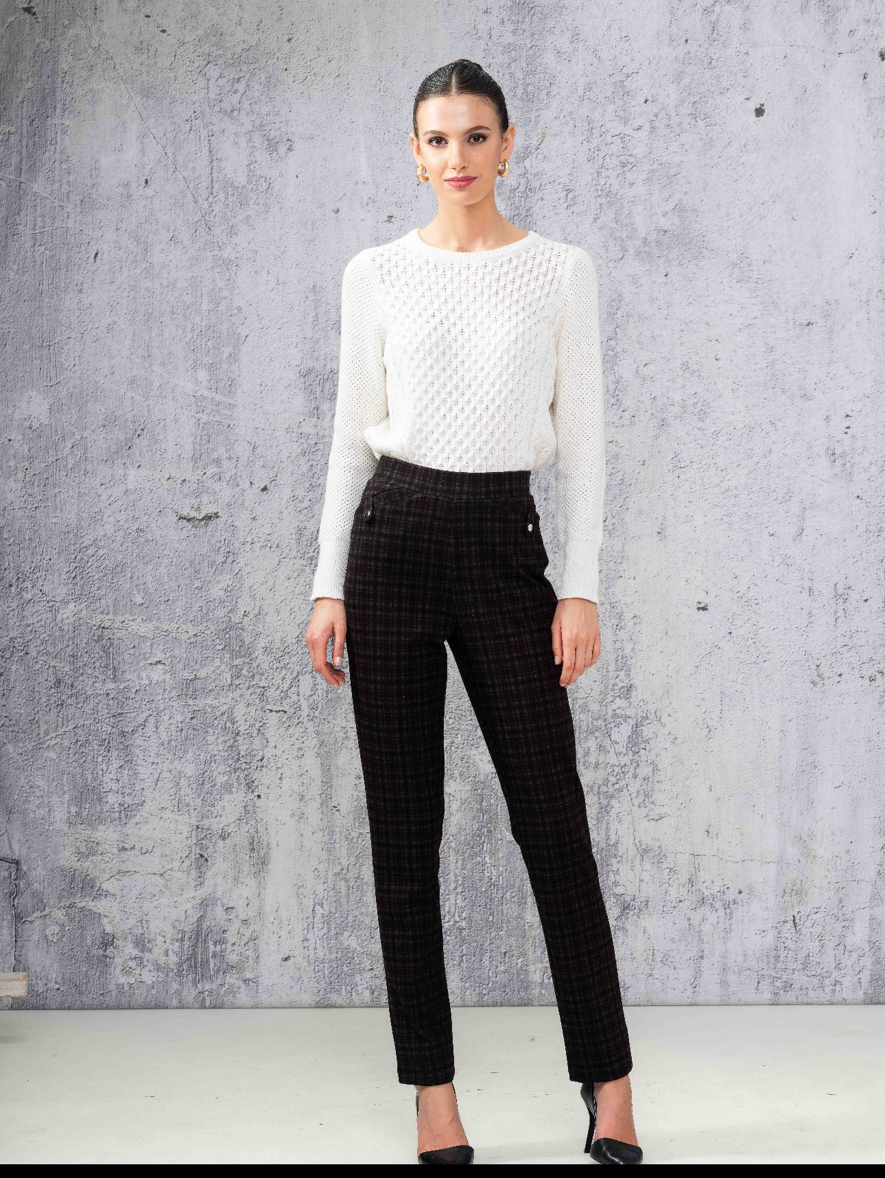 ALISON SHERI PULL ON PANT STYLE A44217 COLOUR BROWN