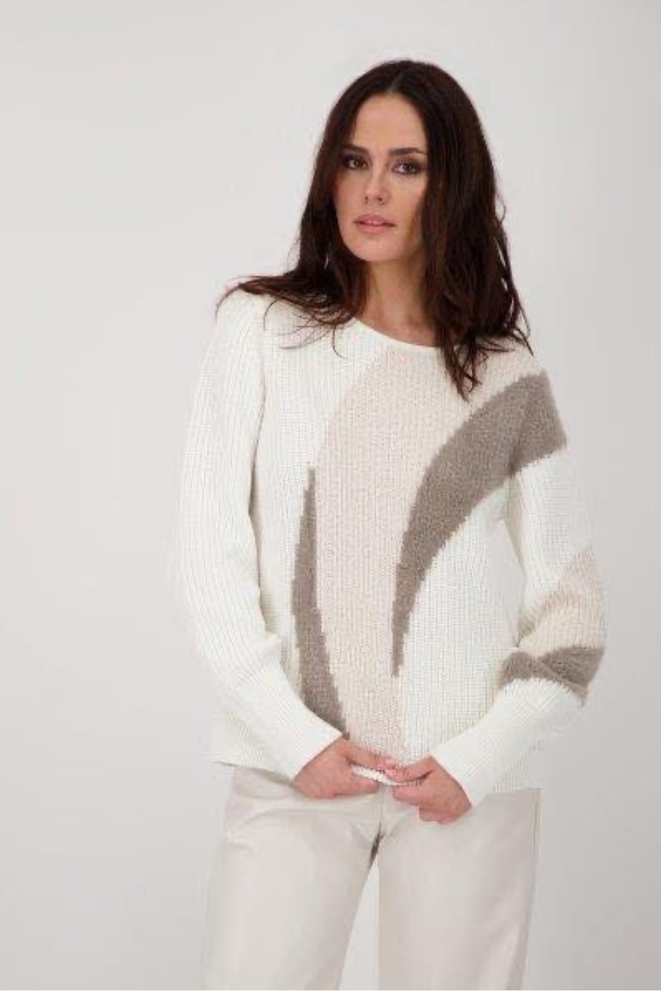 MONARI PULLOVER STYLE 808973 COLOUR OFF-WHITE