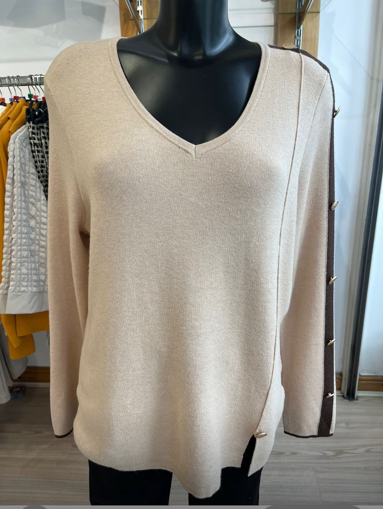 ALISON SHERI TOP STYLE A46210 COLOUR BEIGE