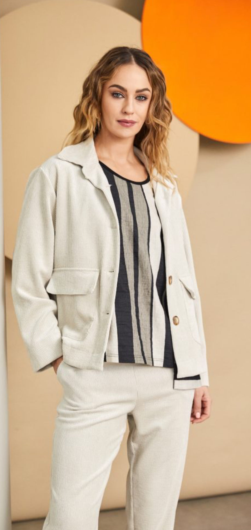 NAYA JACKET STYLE NAW24258 COLOUR LINEN