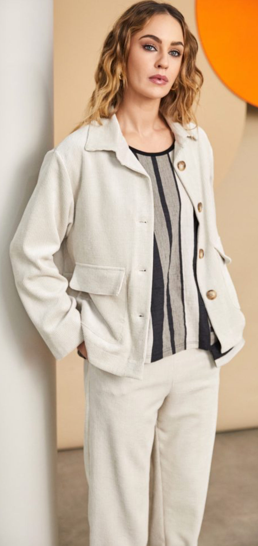 NAYA JACKET STYLE NAW24258 COLOUR LINEN