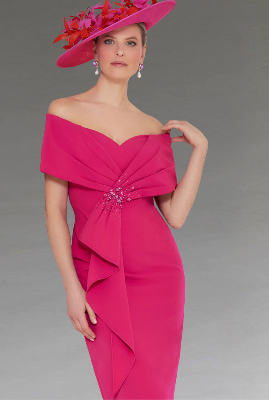 JOHN CHARLES DRESS STYLE 29178 COLOUR LIPSTICK