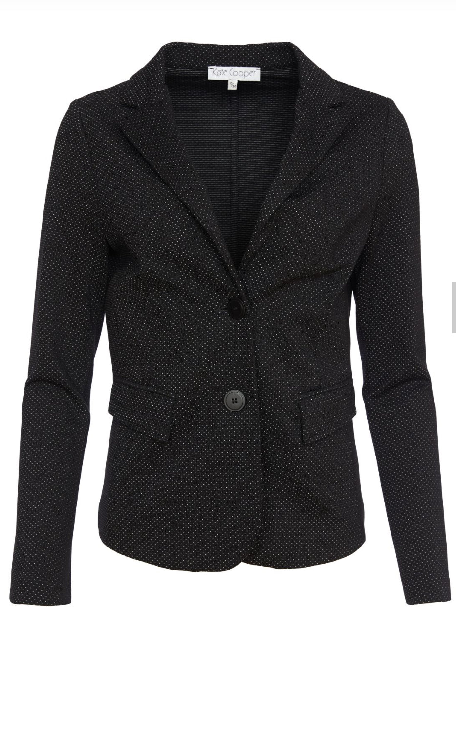 KATE COOPER BLAZER STYLE KCAW24173 COLOUR BLACK/WHITE
