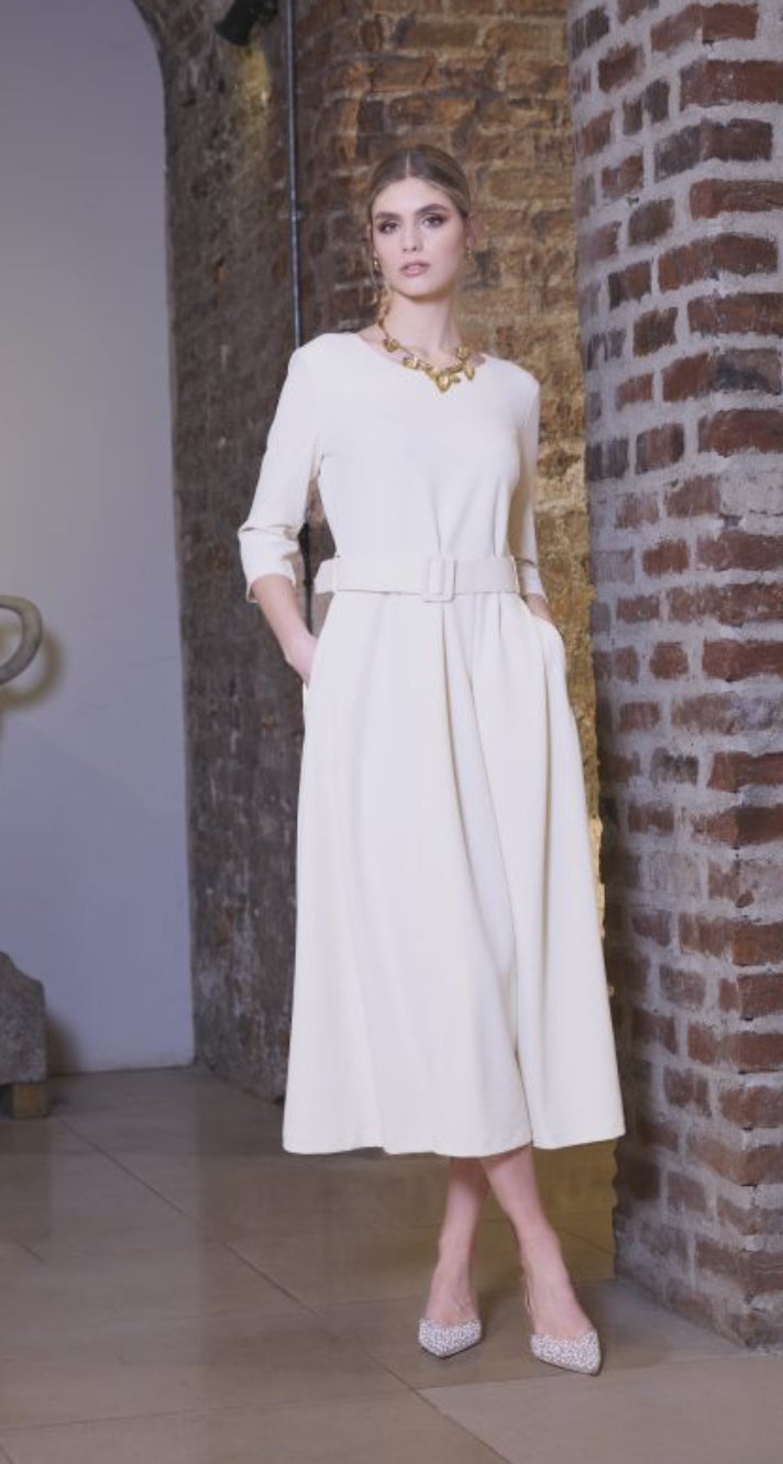 KATE COOPER DRESS STYLE KCAW24135 COLOUR CREAM