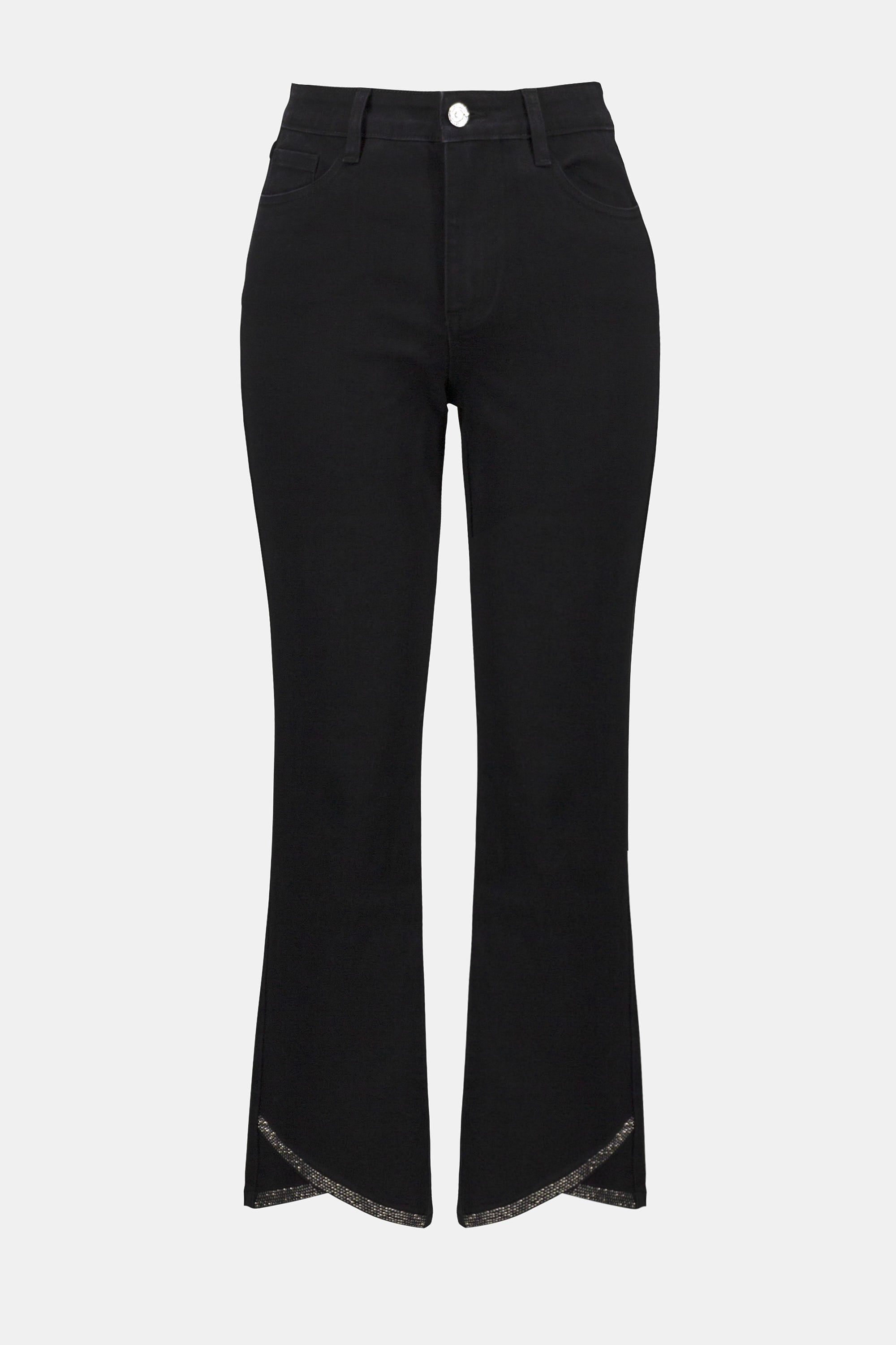JOSEPH RIBKOFF CLASSIC STRAIGHT LEG STRETCH DENIM JEAN STYLE 253986 COLOUR BLACK