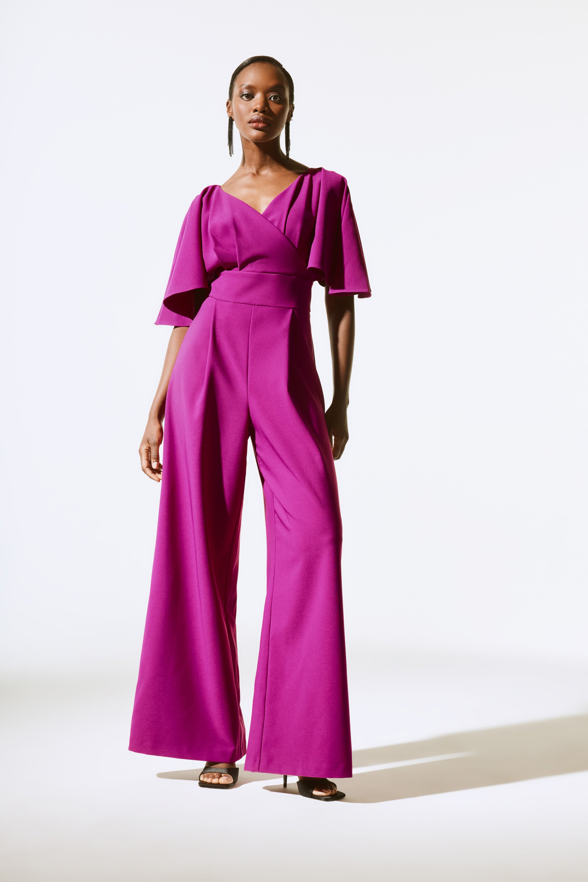 JOSEPH RIBKOFF WIDE LEG JUMPSUIT STYLE 243708 COLOUR EMPRESS She Devil Clothing