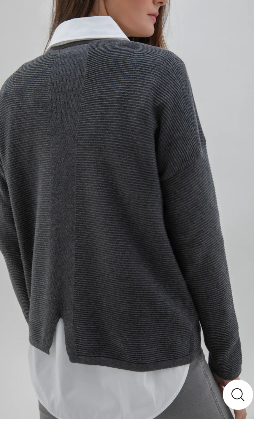 MARBLE SWEATER STYLE 7553 COLOUR 105 COLOUR GREY