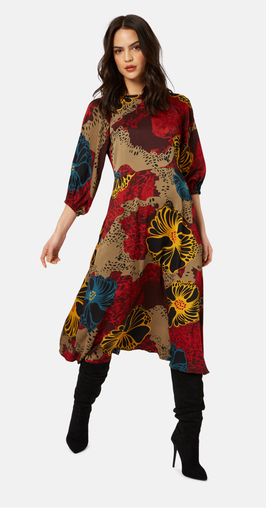 TRAFFIC PEOPLE DRESS STYLE IMA12002 COLOUR MULTI