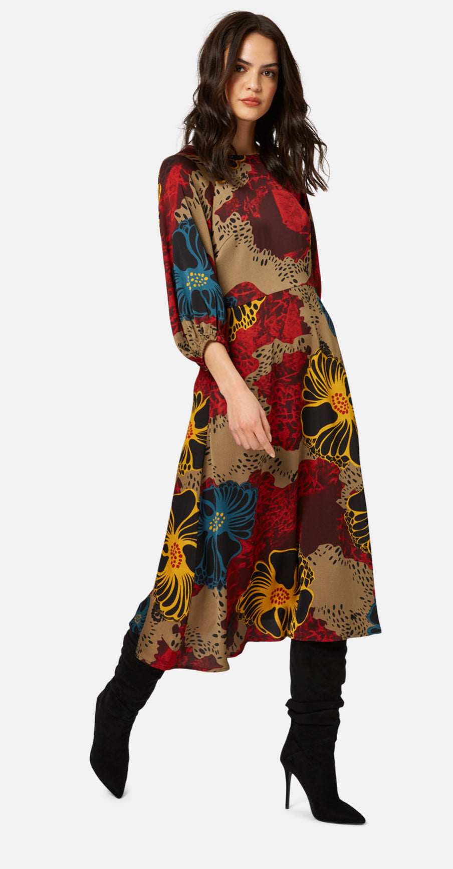TRAFFIC PEOPLE DRESS STYLE IMA12002 COLOUR MULTI