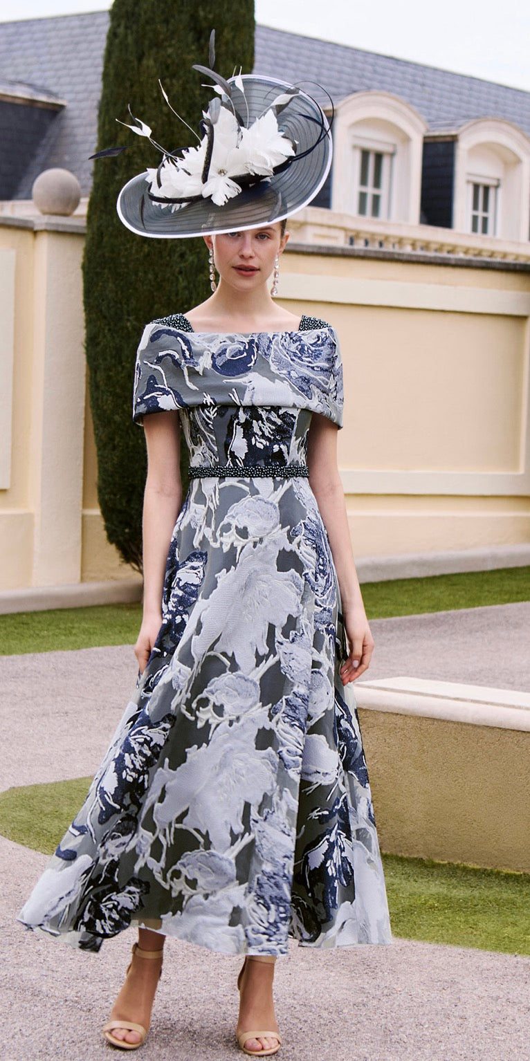 COUTURE CLUB DRESS STYLE 1GC8 COLOUR SILVER/NAVY