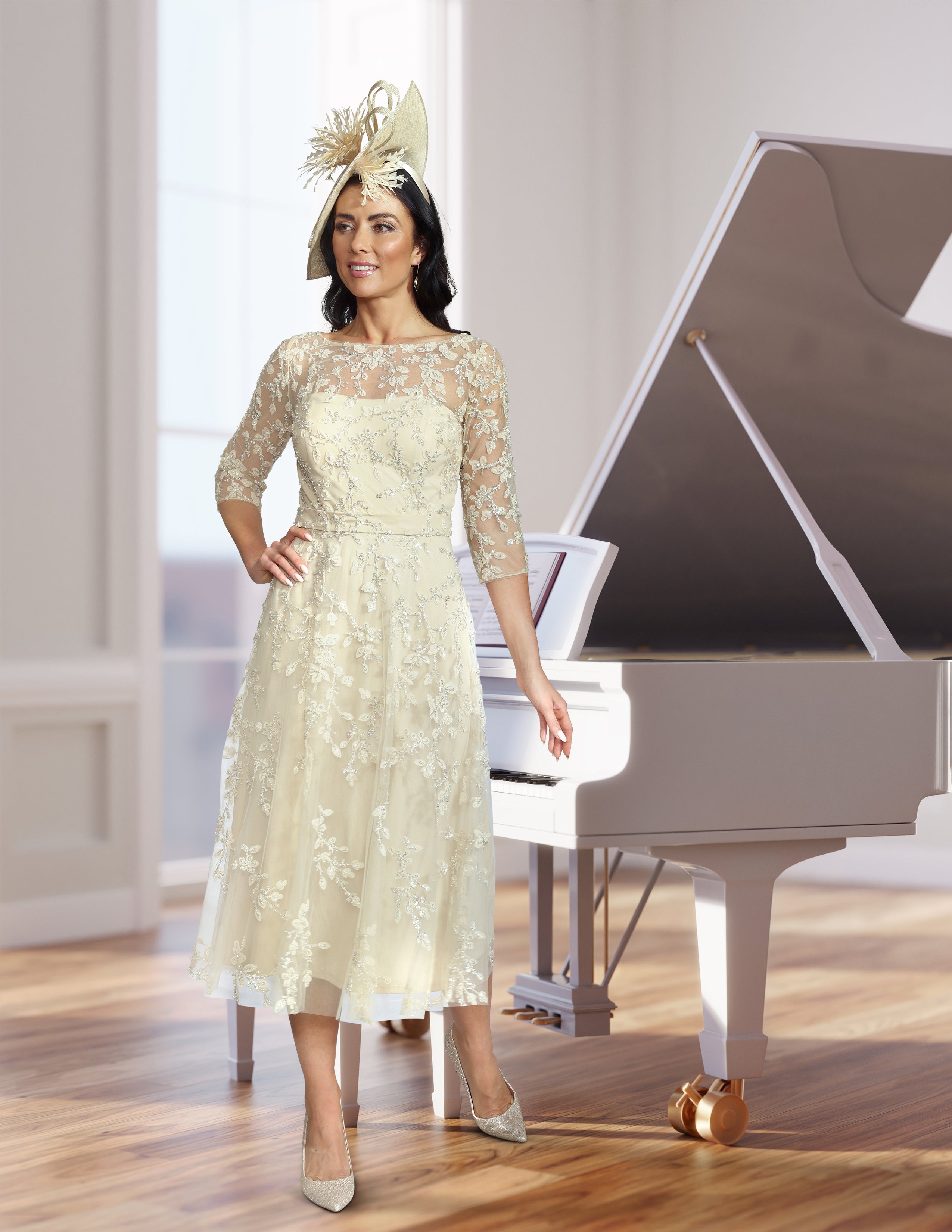 VEROMIA DRESS STYLE VO2920 COLOUR ALMOND