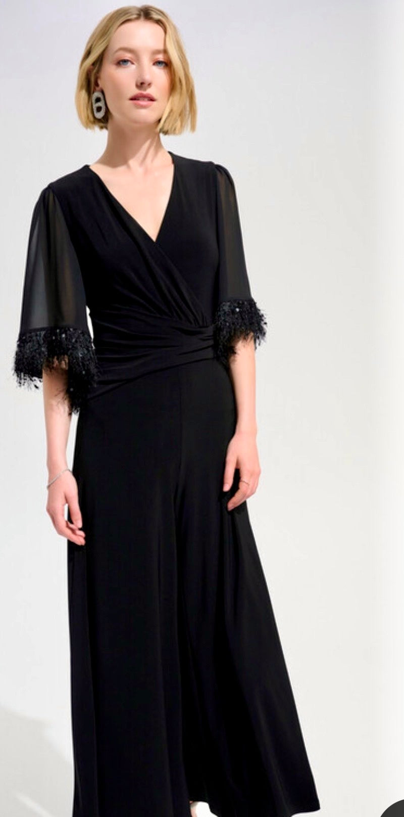 JOSEPH RIBKOFF JUMPSUIT STYLE 261761 COLOUR BLACK