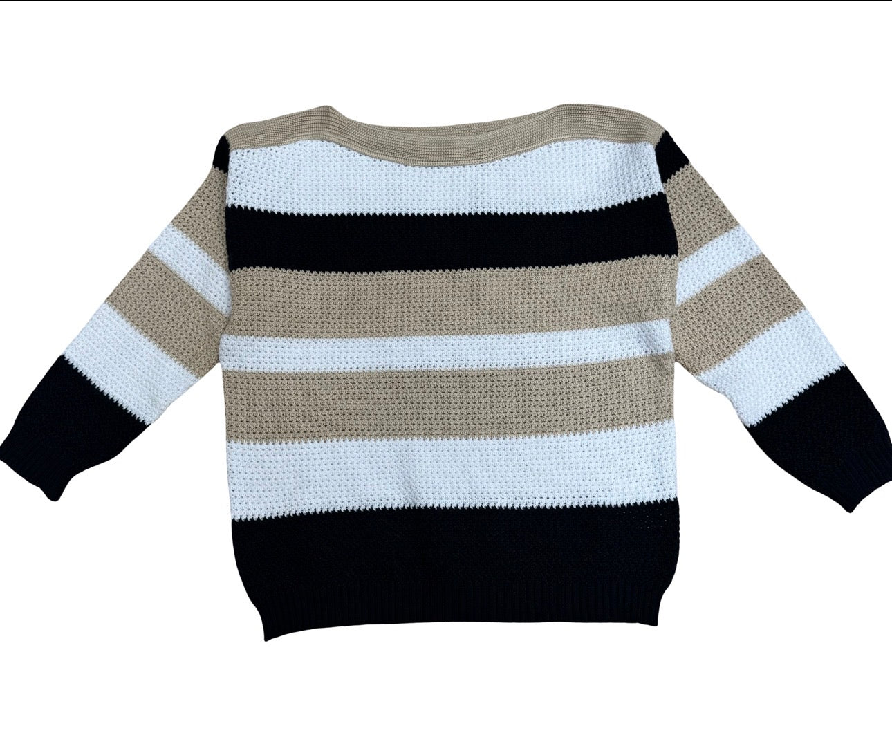 MICHA SWEATER STYLE 181149 COLOUR WHITE/NAVY