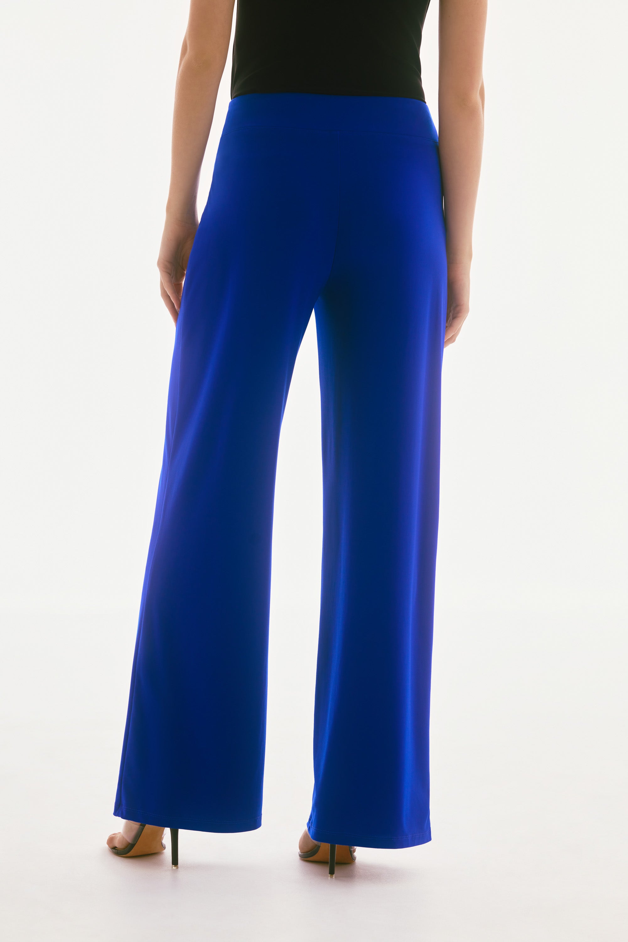 JOSEPH RIBKOFF WIDE LEG PANTS STYLE 221340S25 COLOUR ROYAL SAPPHIRE