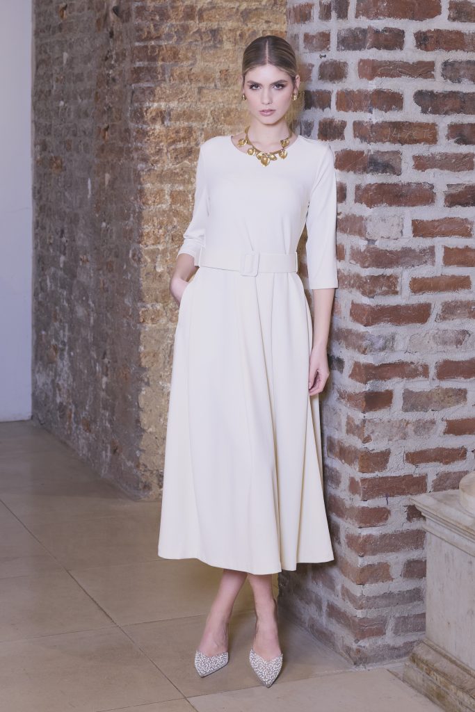 KATE COOPER DRESS STYLE KCAW24135 COLOUR CREAM