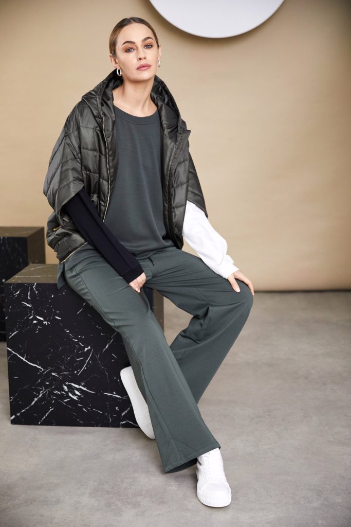 NAYA TROUSER STYLE NAW24147 COLOUR FOREST/BLACK