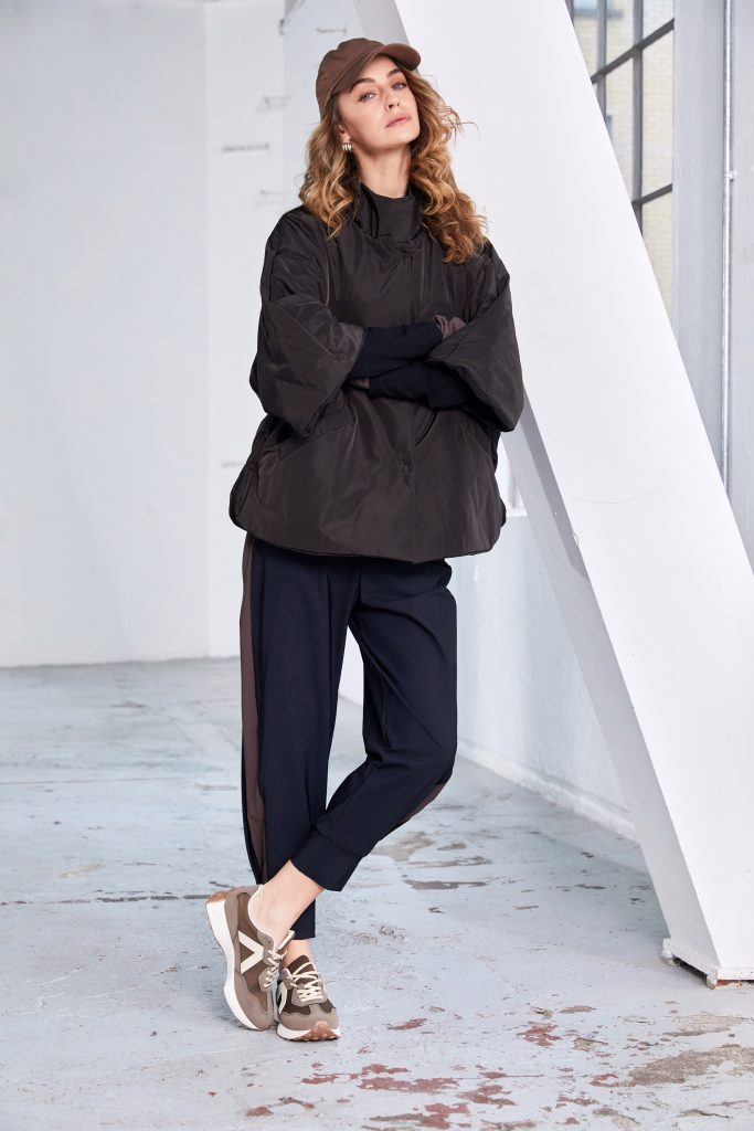 NAYA TROUSERS STYLE NAW25120 COLOUR BLACK & COCOA