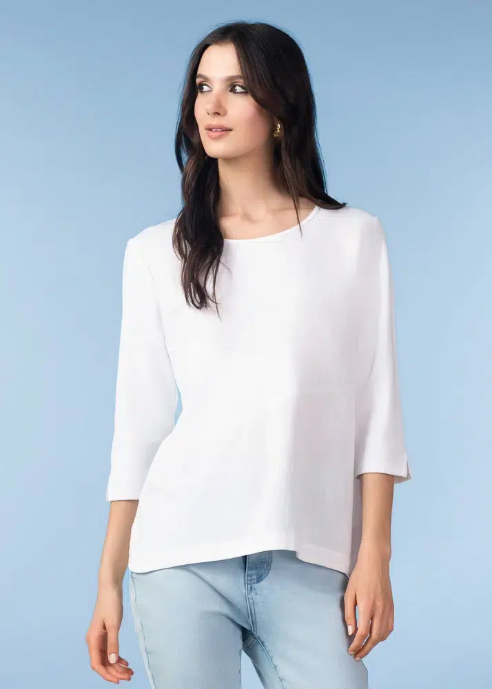 ALISON SHERI BLOUSE STYLE A47192 COLOUR WHITE