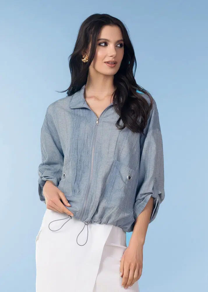 ALISON SHERI BLOUSE STYLE A47070 COLOUR INDIGO