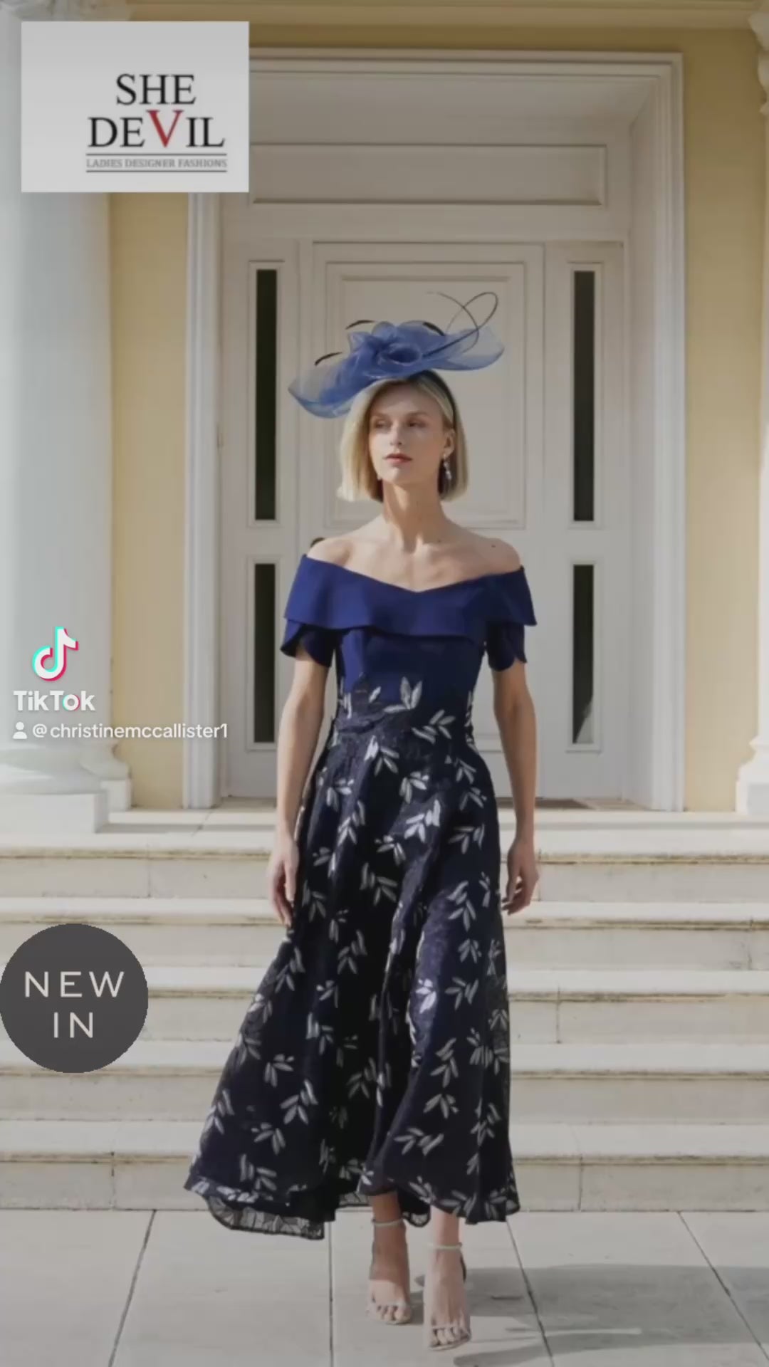 COUTURE CLUB DRESS STYLE 9G1F3 COLOUR NAVY/TONAL
