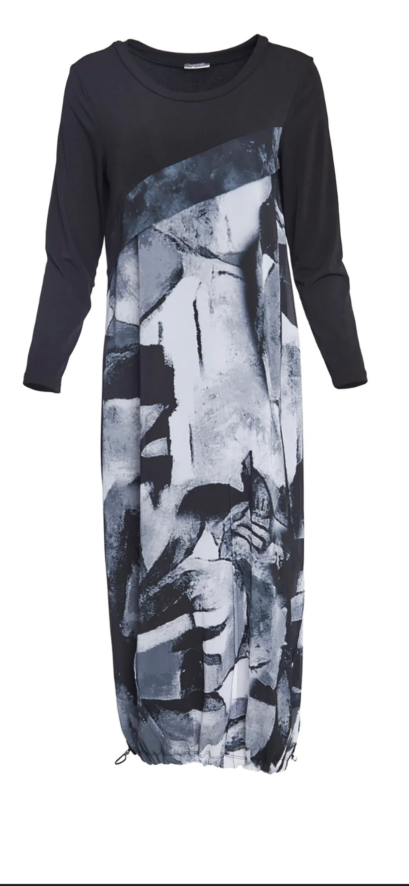 NAYA DRESS STYLE NAS23136 COLOUR BLACK/GREY