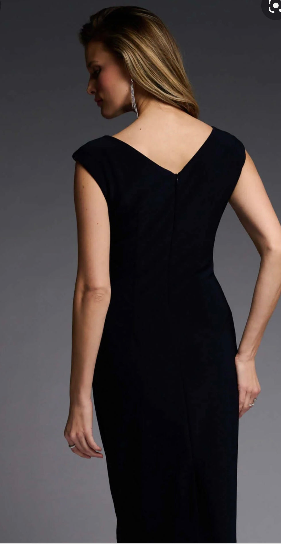 JOSEPH RIBKOFF LONG DRESS STYLE 223754 COLOUR MIDNIGHT BLUE