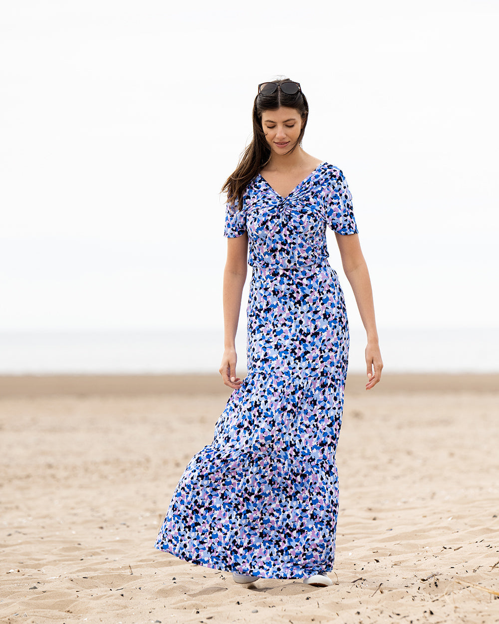 MARBLE MAXI SKIRT STYLE 6989-141 MULTI