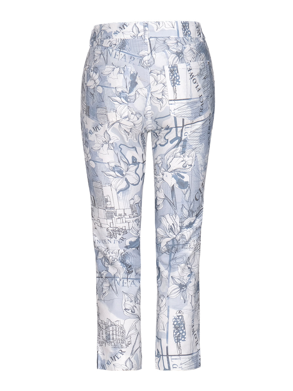 DOLCEZZA PRINTED CROP TROUSER STYLE 22133