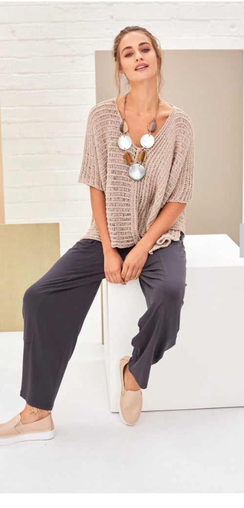 NAYA TROUSER STYLE NAS22120 COLOUR CHARCOAL