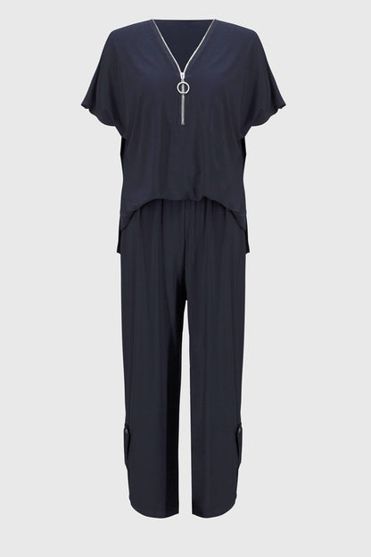 JOSEPH RIBKOFF JUMPSUIT STYLE 251044 COLOUR MIDNIGHT BLUE