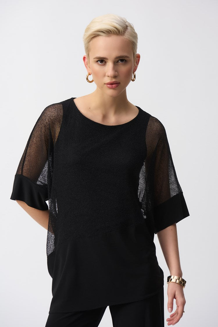 JOSEPH RIBKOFF TUNIC STYLE 251092 COLOUR BLACK