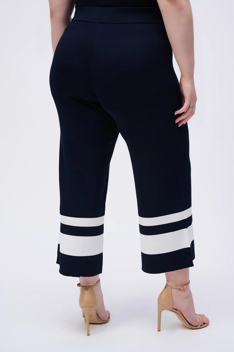 JOSEPH RIBKOFF PANT STYLE 251945 COLOUR MIDNIGHT BLUE/VANILLA