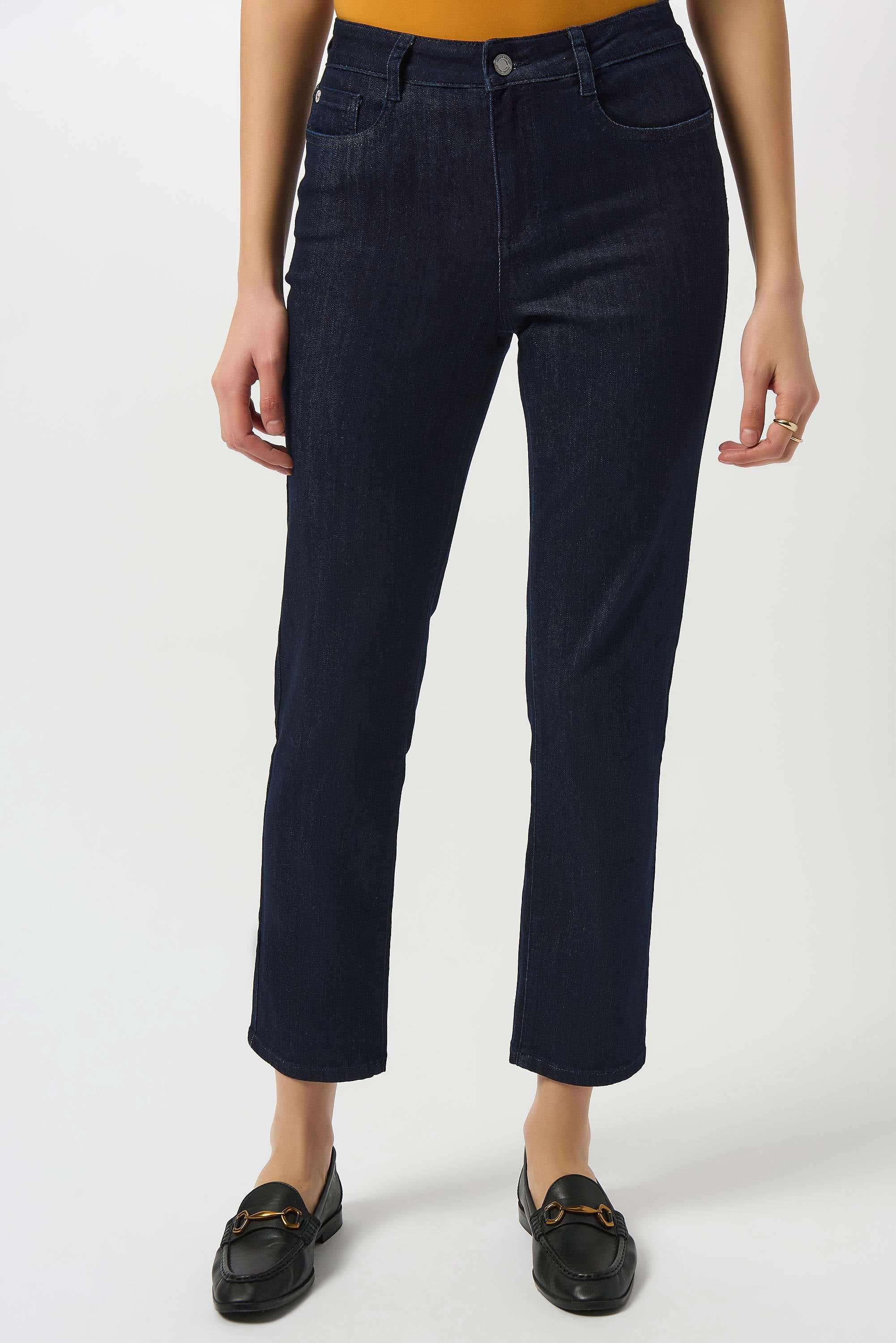 JOSEPH RIBKOFF TROUSERS STYLE 251966F25 COLOUR DARK DENIM BLUE