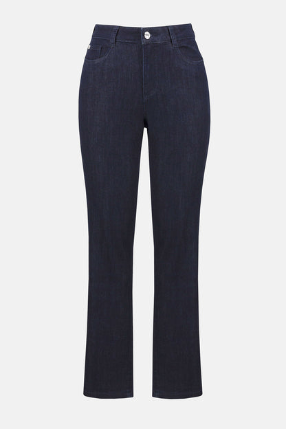 JOSEPH RIBKOFF TROUSERS STYLE 251966F25 COLOUR DARK DENIM BLUE