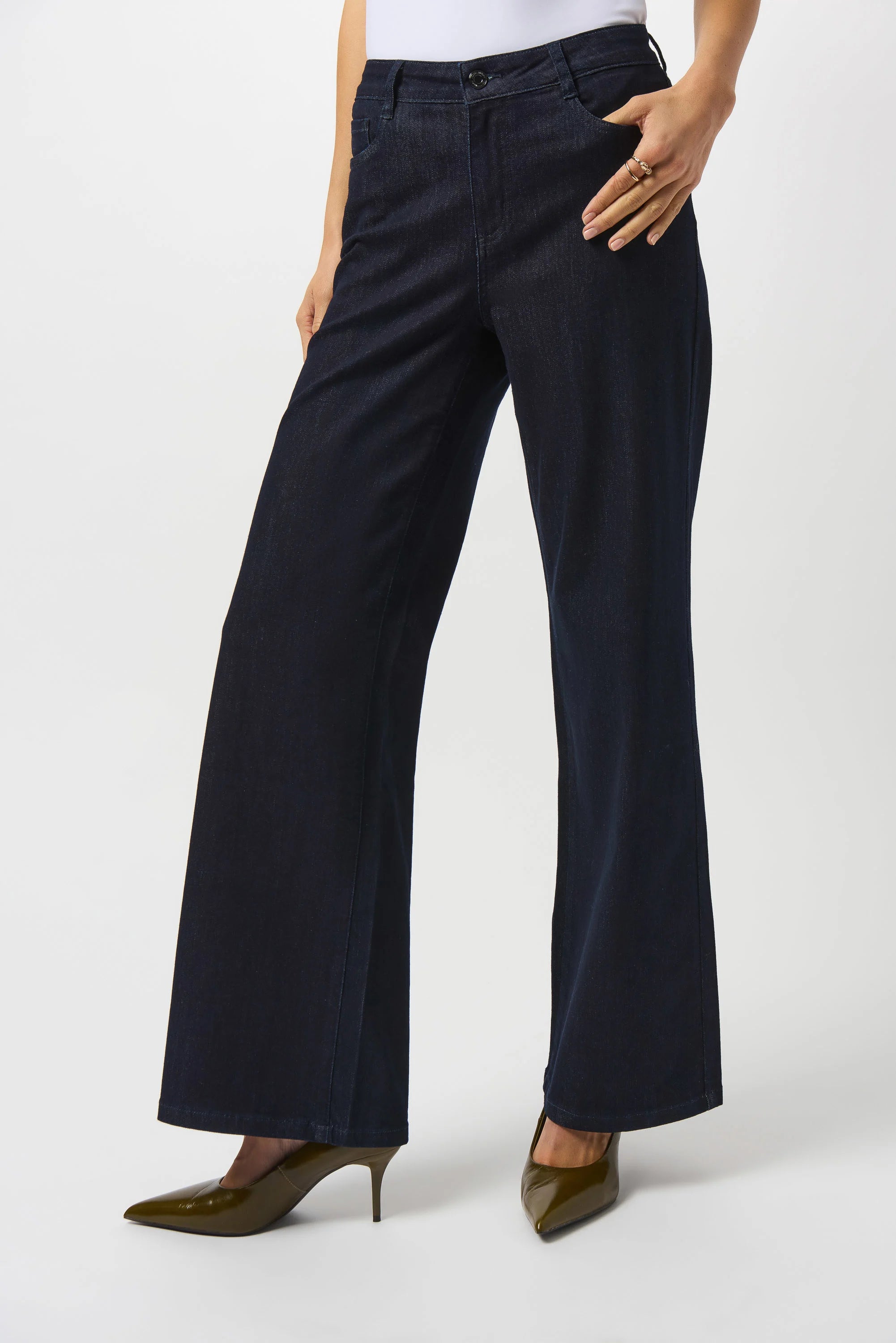 JOSEPH RIBKOFF TROUSERS STYLE 251968F25 COLOUR DARK DENIM BLUE