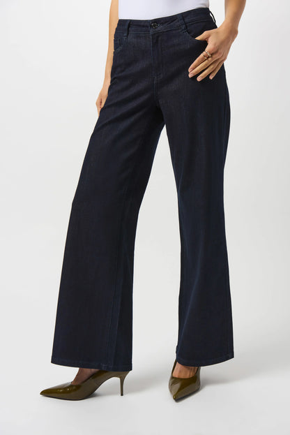 JOSEPH RIBKOFF TROUSERS STYLE 251968F25 COLOUR DARK DENIM BLUE