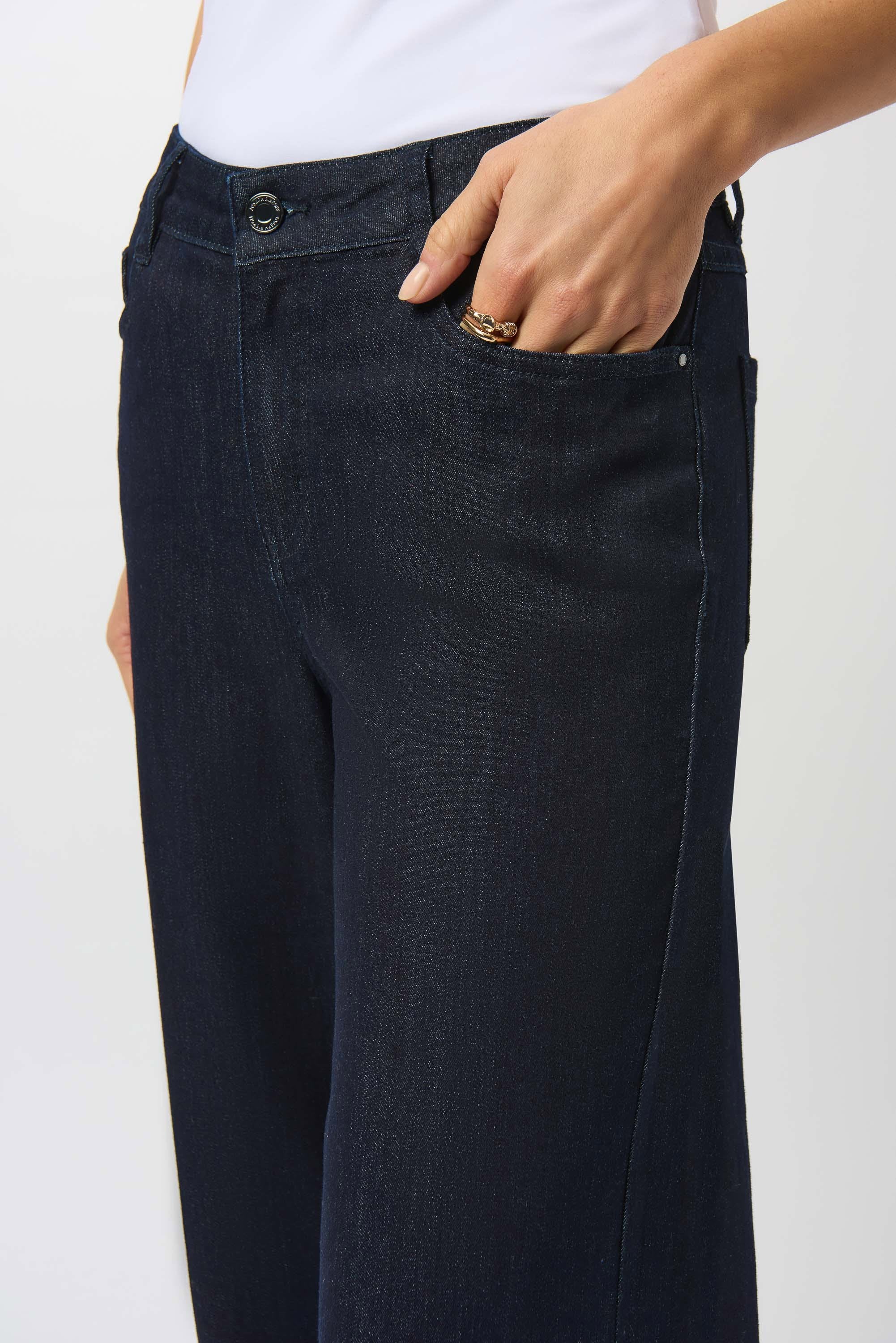 JOSEPH RIBKOFF TROUSERS STYLE 251968F25 COLOUR DARK DENIM BLUE