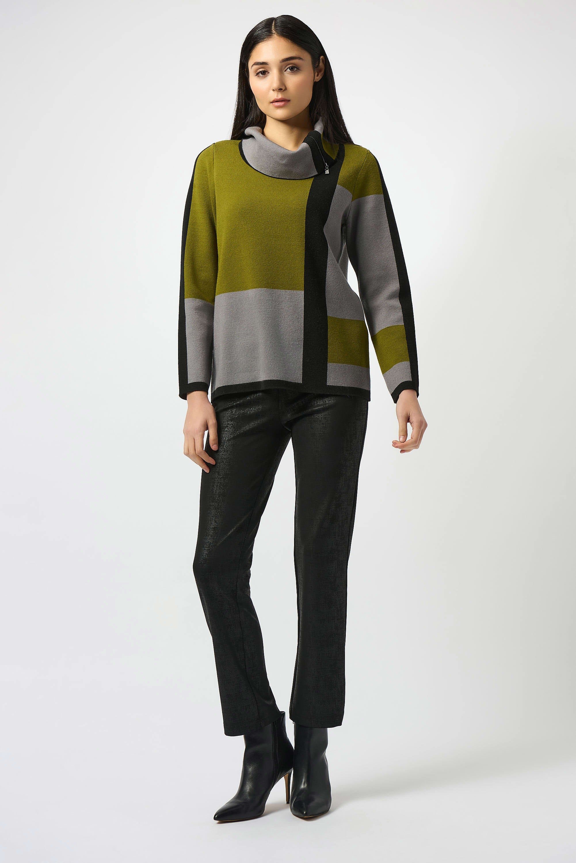 JOSEPH RIBKOFF TROUSERS STYLE 253000 COLOUR BLACK